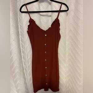 Fashion Q Wine Color Mini Dress